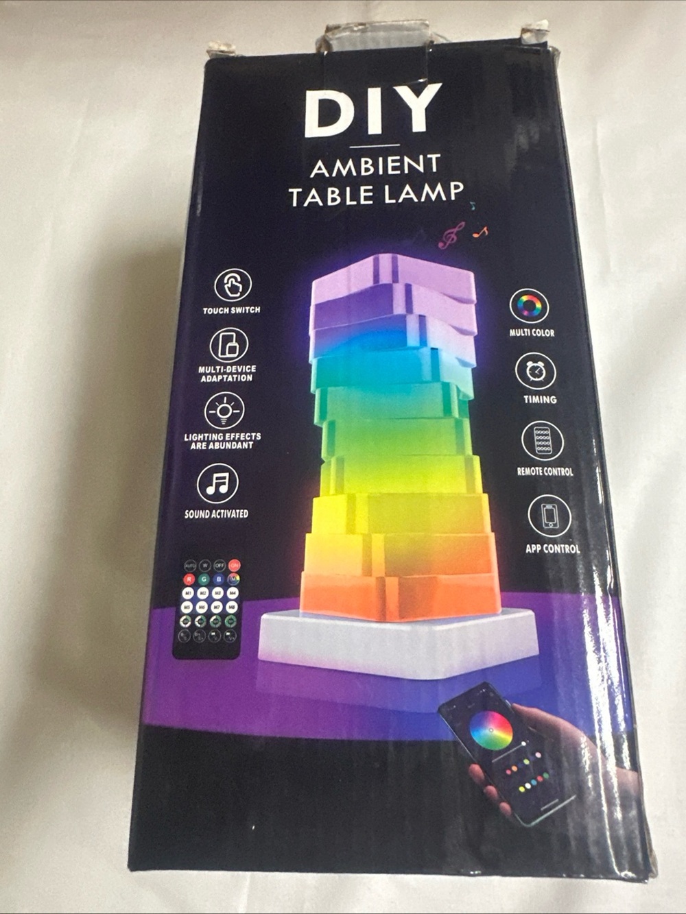 DIY Ambient Table Lamp - Multi-Color LED Lantern - Picture 4 of 5